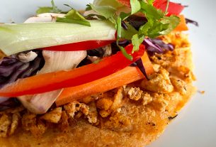 Linsen-Tacos mit gebackenem Döner-Tofu