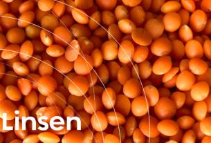 Rote Linsen im Glas